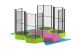 Peuter Mini Trampolinepark, 4 trampolines (4,27 x 3,68m)