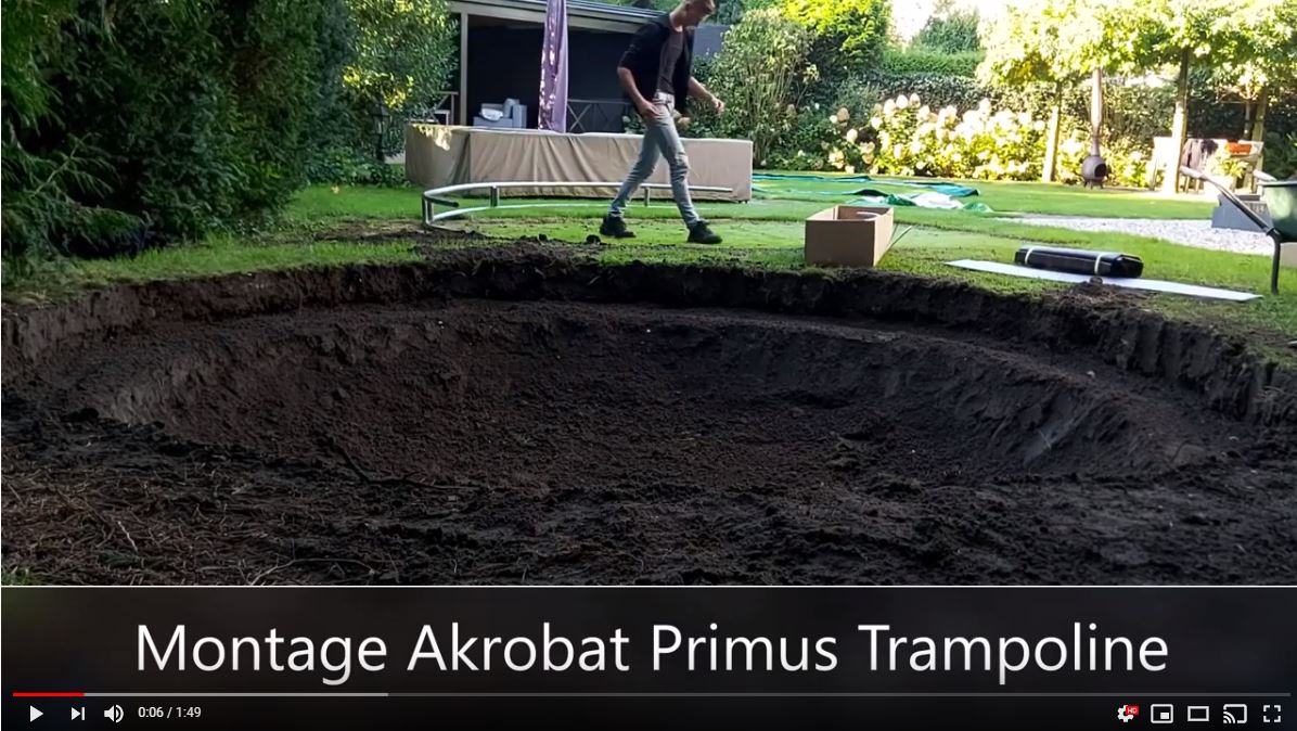 Montage video Akrobat Primus trampoline