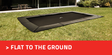 Flat to the ground trampolines