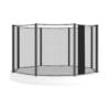 Akrobat_Net_Orbit_Primus_Flat_Round_Overlapping Akrobat Trampoline Net | Orbit, Primus | SET