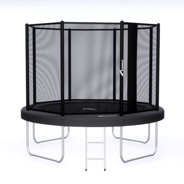 AkrobatOrbit_Rond_Overlappend_Anthraciet Trampoline Rand Akrobat | Orbit | op Poten