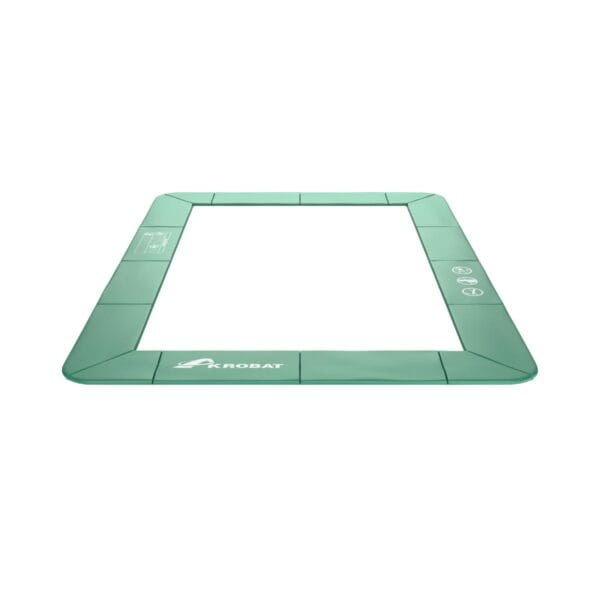 Akrobat_Pad_Orbit_Flat_rechthoekig_groen Trampoline Rand Akrobat | Primus | Flat