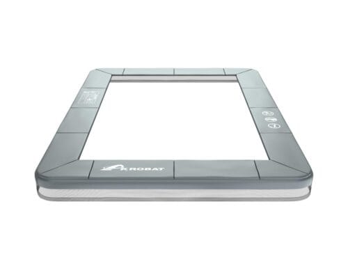 Akrobat_Pad_Primus_Inground_Rectangular_Anthracite_V2 Trampoline Rand Akrobat | Primus | Inground