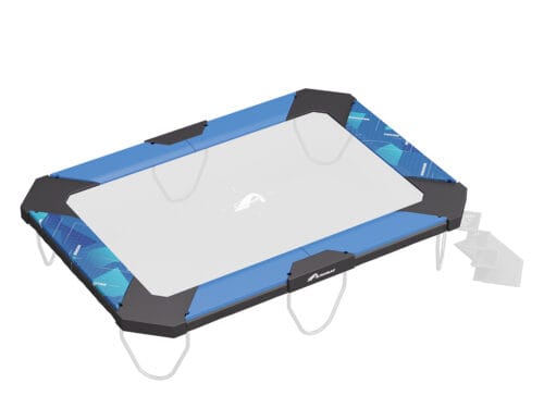 Akrobat_Pad_XCITYX _Blauw grafisch Trampoline Rand Akrobat | XCITYX
