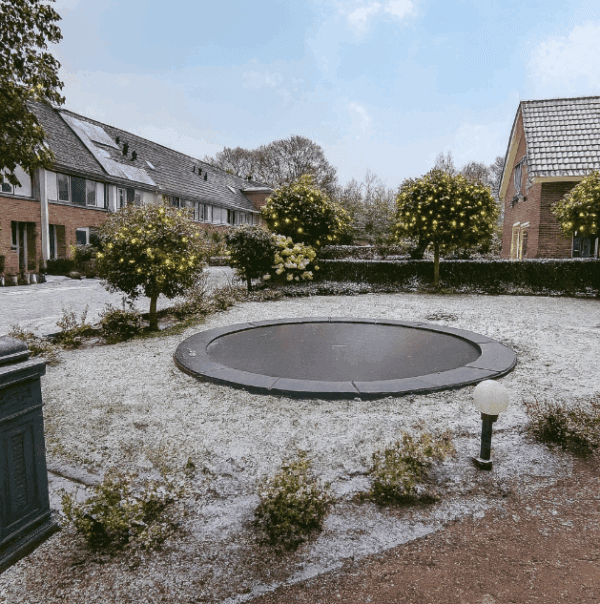 Winter ingraaf service actie_notext Trampoline Installation Service Inground