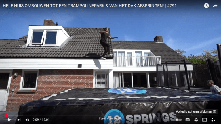 Samenwerking met Familie Lakap: Een Huis omgebouwd tot trampolinepark 15 familie lacap