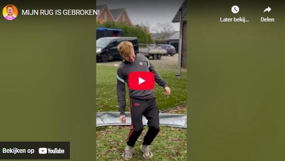 MEES & TIMO zijn terug met een nieuwe uitdaging in de 12springs Trampolines showtuin! 2 Timo Miedema bij 12springs