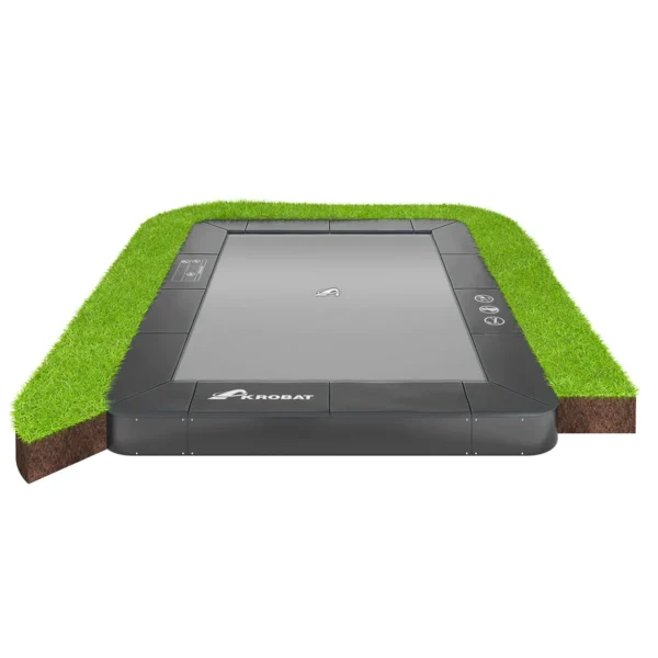 primus_flat_rectangular_antracit_ground Akrobat Orbit Flat 305x183 cm |Antraciet