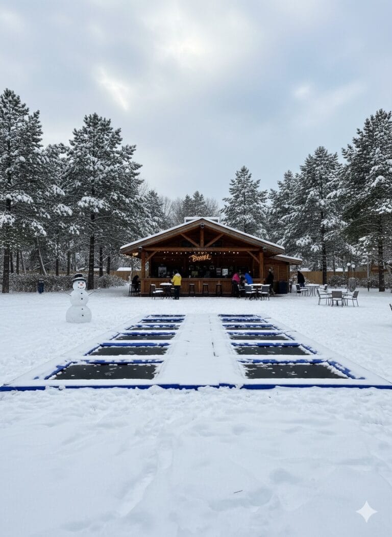 Sneeuw op je trampoline: wat kun je wel en beter niet doen? 1 Akrobat_Trampoline_in_ sneeuw