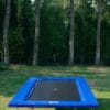 Trampolinrand voor Gymleader trampoline 456x265cm | Blauw
