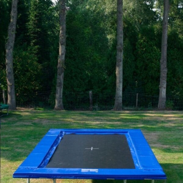 Trampolinrand voor Gymleader trampoline 456x265cm | Blauw