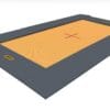 Springmat PVC ORANJE | Eurotramp | Ground Trampoline "Master" OUTDOOR