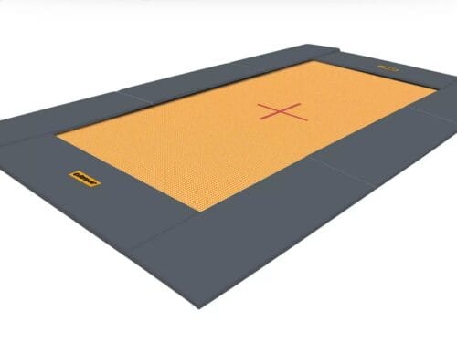 jumping mat master outdoor Springmat PVC ORANJE | Eurotramp | Ground Trampoline "Master" OUTDOOR